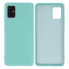 Силіконовий чохол для Samsung A51 Silicone Case Full Turquoise