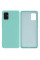 Силиконовый чехол для Samsung A51 Silicone Case Full Turquoise