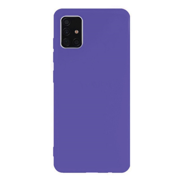 Силиконовый чехол для Samsung A51 Silicone Case Full Ultraviolet