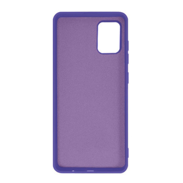 Силиконовый чехол для Samsung A51 Silicone Case Full Ultraviolet