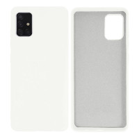 Силіконовий чохол для Samsung A51 Silicone Case Full White