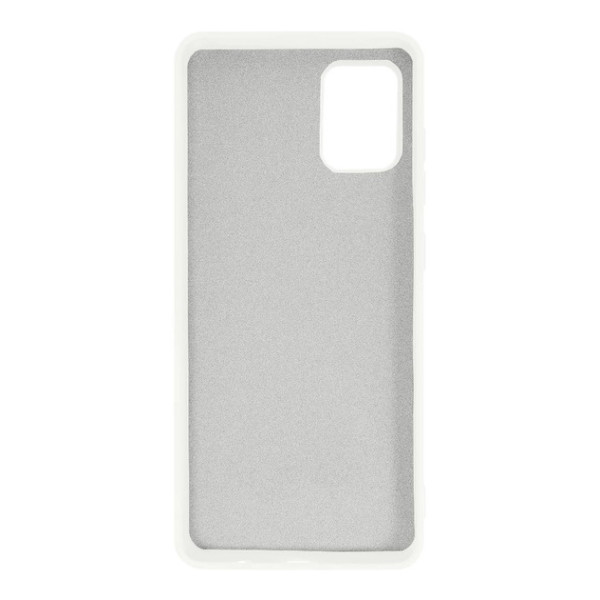 Силиконовый чехол для Samsung A51 Silicone Case Full White