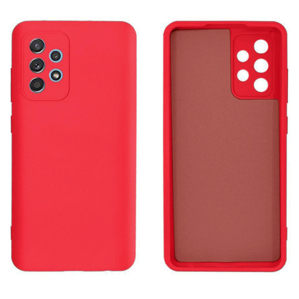 Силиконовый чехол для Samsung A52/A52s Silicone Case Full Red