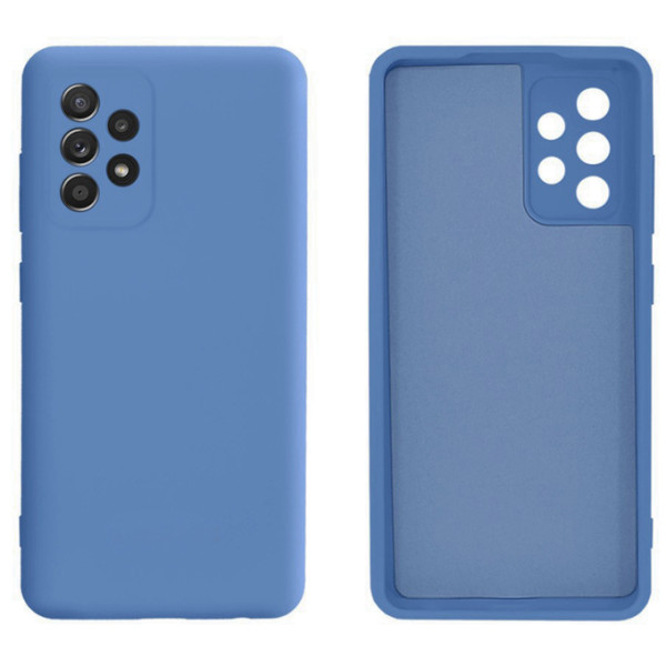 Силиконовый чехол для Samsung A52/A52s Silicone Case Full Azure