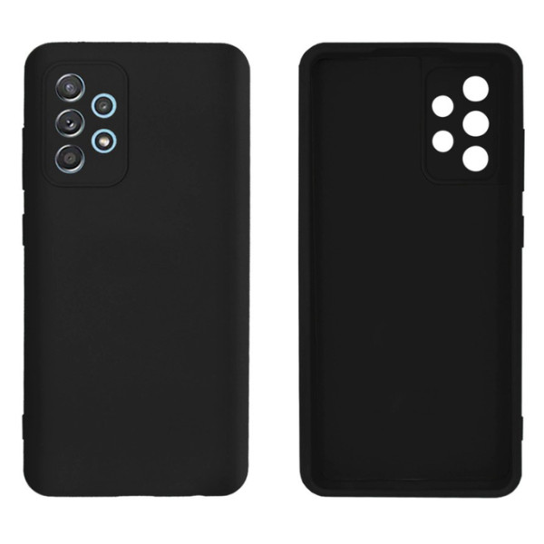 Силиконовый чехол для Samsung A52/A52s Silicone Case Full Black