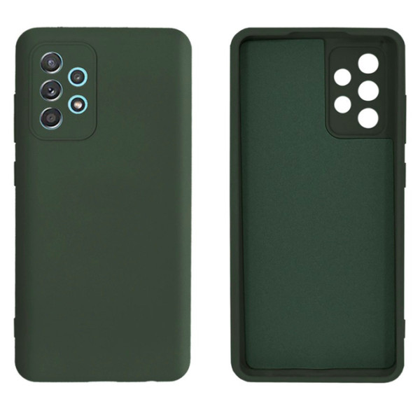 Силиконовый чехол для Samsung A52/A52s Silicone Case Full Forest Green