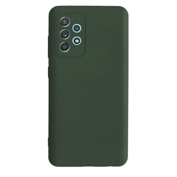 Силиконовый чехол для Samsung A52/A52s Silicone Case Full Forest Green