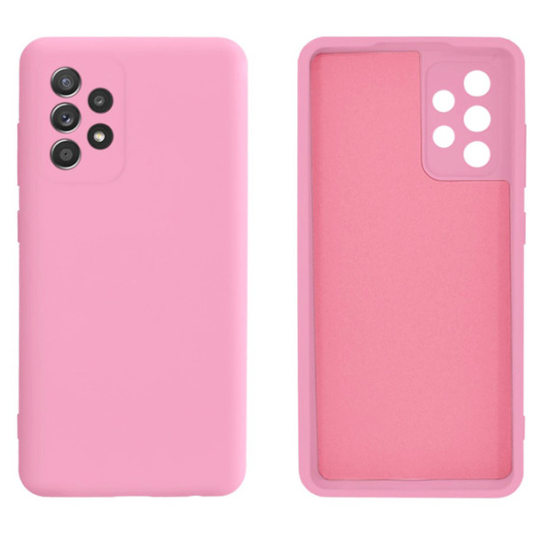Силиконовый чехол для Samsung A52/A52s Silicone Case Full Light Pink