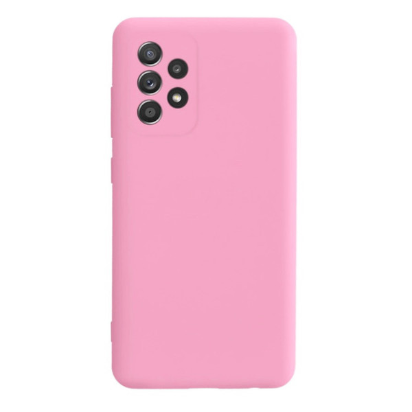 Силиконовый чехол для Samsung A52/A52s Silicone Case Full Light Pink