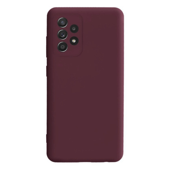 Силиконовый чехол для Samsung A52/A52s Silicone Case Full Marsala