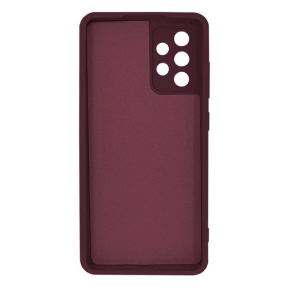Силиконовый чехол для Samsung A52/A52s Silicone Case Full Marsala