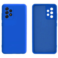 Силиконовый чехол для Samsung A52/A52s Silicone Case Full Neon Blue
