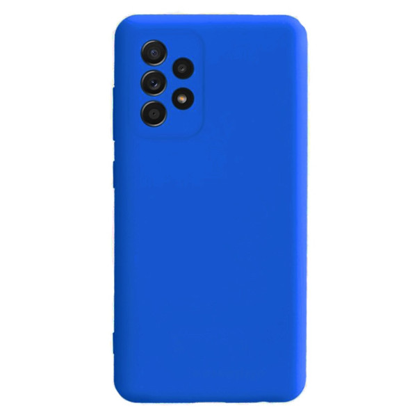 Силиконовый чехол для Samsung A52/A52s Silicone Case Full Neon Blue