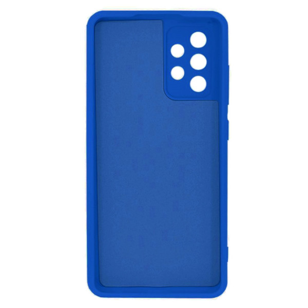 Силиконовый чехол для Samsung A52/A52s Silicone Case Full Neon Blue