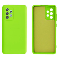 Силиконовый чехол для Samsung A52/A52s Silicone Case Full Neon Green