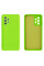 Силиконовый чехол для Samsung A52/A52s Silicone Case Full Neon Green
