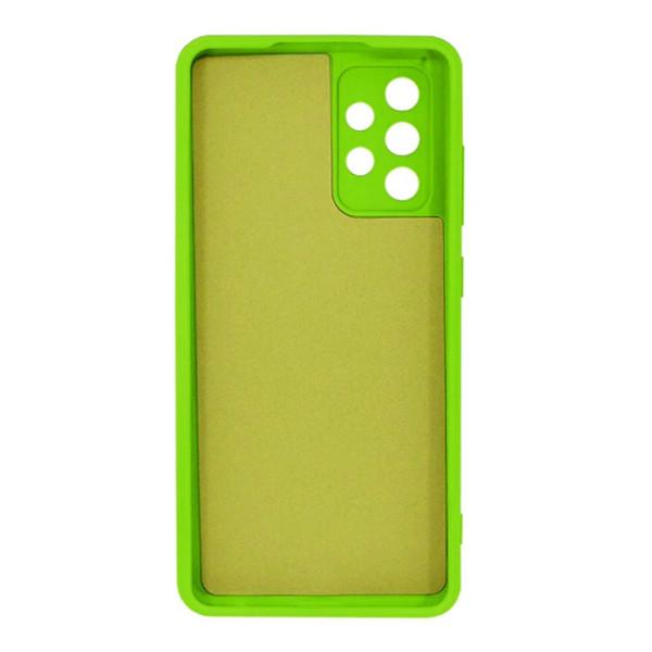 Силиконовый чехол для Samsung A52/A52s Silicone Case Full Neon Green