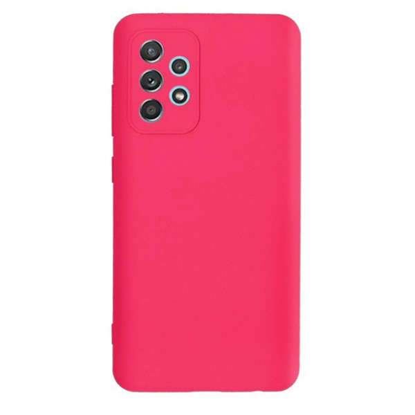 Силиконовый чехол для Samsung A52/A52s Silicone Case Full Raspberry Red