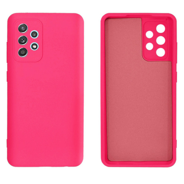 Силиконовый чехол для Samsung A52/A52s Silicone Case Full Shiny Pink