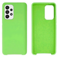 Силіконовий чохол для Samsung A53 5G Silicone Case Full Neon Green