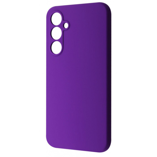 Силиконовый чехол для Samsung A54 5G Silicone Case Full Dark Purple