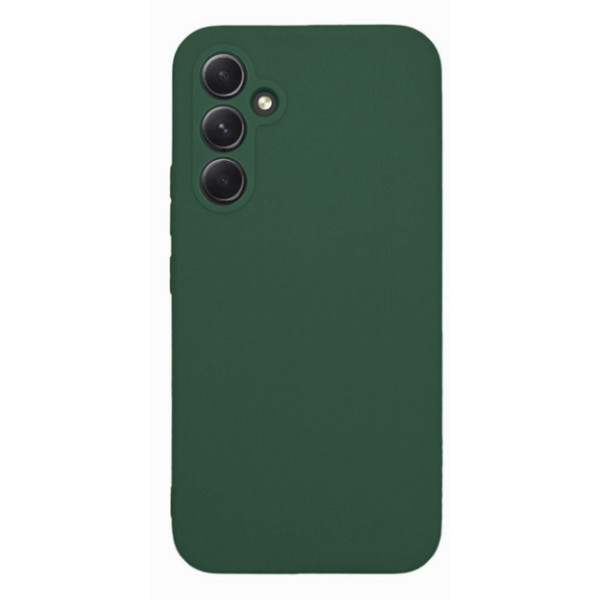 Силиконовый чехол для Samsung A54 5G Silicone Case Full Forest Green