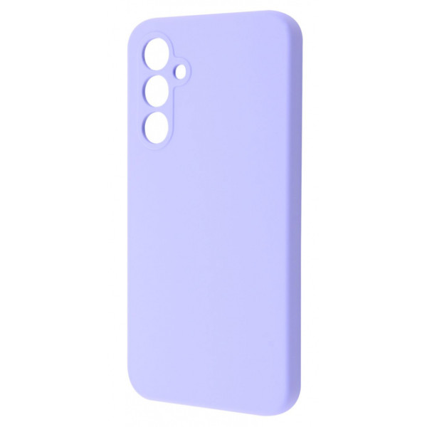 Силиконовый чехол для Samsung A54 5G Silicone Case Full Light Purple
