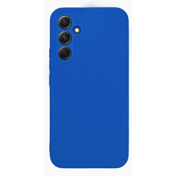 Силиконовый чехол для Samsung A54 5G Silicone Case Full Neon Blue