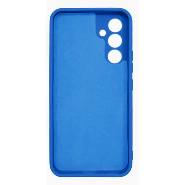 Силиконовый чехол для Samsung A54 5G Silicone Case Full Neon Blue