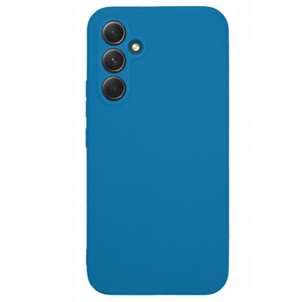 Силиконовый чехол для Samsung A55 5G Silicone Case Full Azure