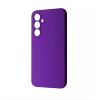 Силиконовый чехол для Samsung A55 5G Silicone Case Full Dark Purple