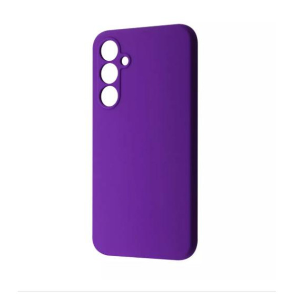 Силиконовый чехол для Samsung A55 5G Silicone Case Full Dark Purple