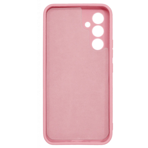 Силиконовый чехол для Samsung A55 5G Silicone Case Full Light Pink