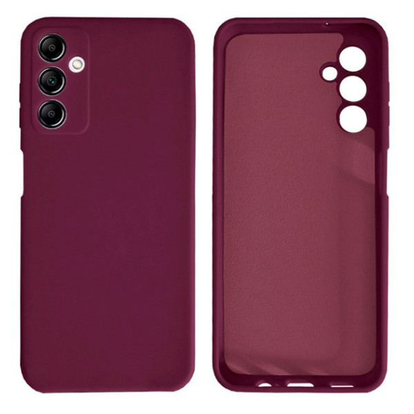 Силиконовый чехол для Samsung A55 5G Silicone Case Full Marsala