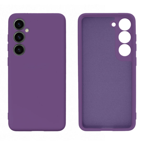 Силиконовый чехол для Samsung A55 5G Silicone Case Full Purple