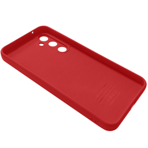 Силиконовый чехол для Samsung A55 5G Silicone Case Full Red