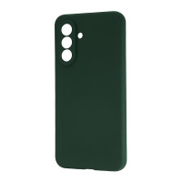 Силіконовий чохол для Samsung A56 5G (A566) Silicone Case Full Dark Green