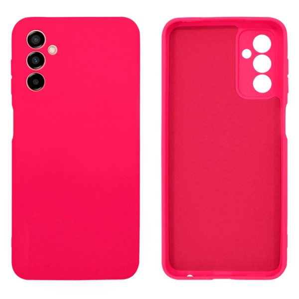 Силиконовый чехол для Samsung M13/M23 Silicone Case Full Shiny Pink
