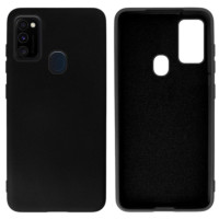 Силіконовий чохол для Samsung M30S/M21 Silicone Case Full Black