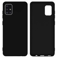 Силиконовый чехол для Samsung M31 Silicone Case Full Black