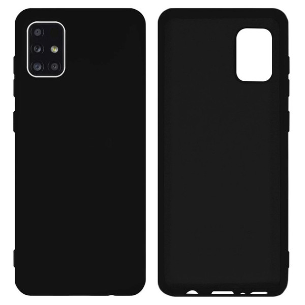 Силіконовий чохол для Samsung M31 Silicone Case Full Black
