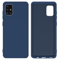 Силіконовий чохол для Samsung M31s Silicone Case Full Dark Blue