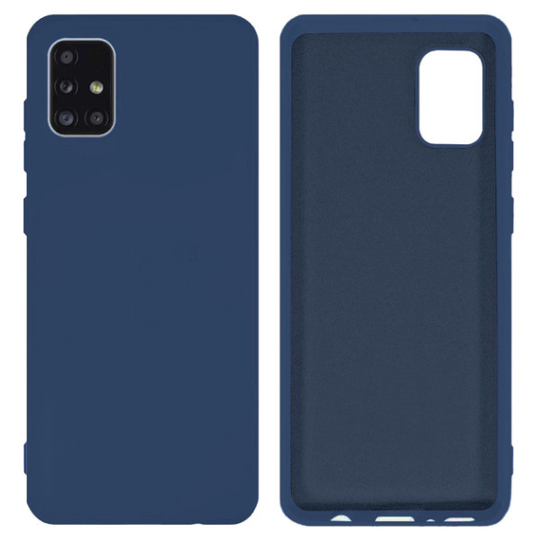 Силіконовий чохол для Samsung M31s Silicone Case Full Dark Blue