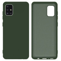 Силіконовий чохол для Samsung M31s Silicone Case Full Forest Green