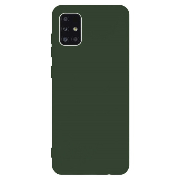 Силиконовый чехол для Samsung M31s Silicone Case Full Forest Green