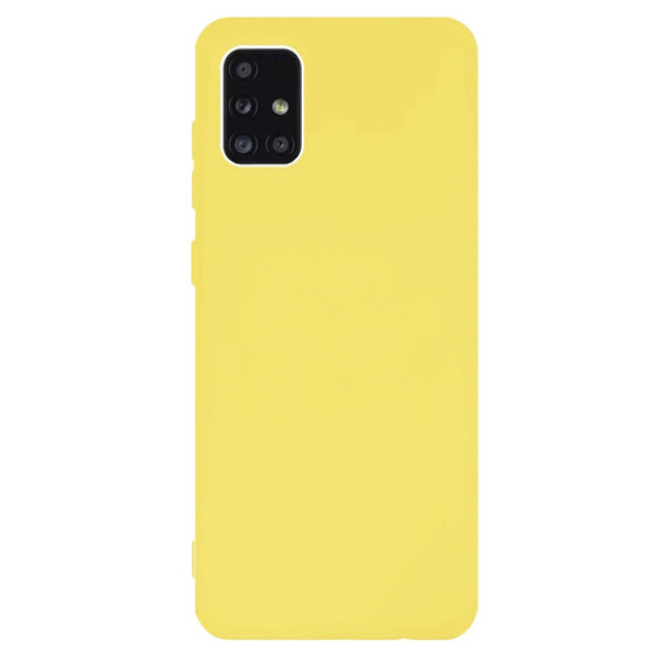 Силиконовый чехол для Samsung M31s Silicone Case Full Lemonade