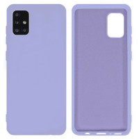 Силиконовый чехол для Samsung M31s Silicone Case Full Light Purple