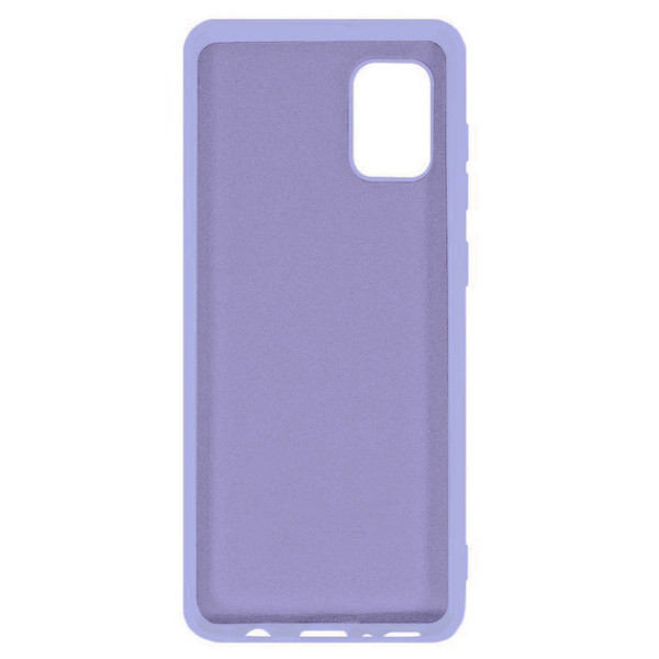 Силиконовый чехол для Samsung M31s Silicone Case Full Light Purple