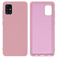 Силиконовый чехол для Samsung M31s Silicone Case Full Pink Sand