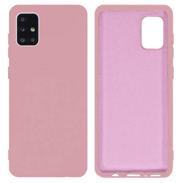 Силиконовый чехол для Samsung M31s Silicone Case Full Pink Sand